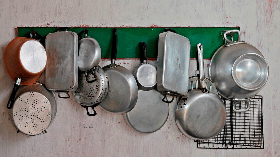 How To Properly Your Pots And Pans Cnet - Hang Pots And Pans On Wall Ikea