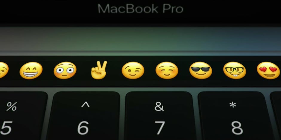 Emojis are why you&#39;ll want the new MacBook&#39;s Touch Bar - CNET