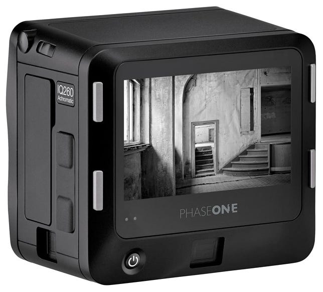 The Phase One IQ260 Achromatic takes black-and-white images only, and can capture infrared and ultraviolet light as well as colors visible to the human eye.