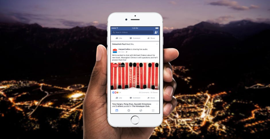 Facebook launches Live Audio, its version of podcasts - CNET