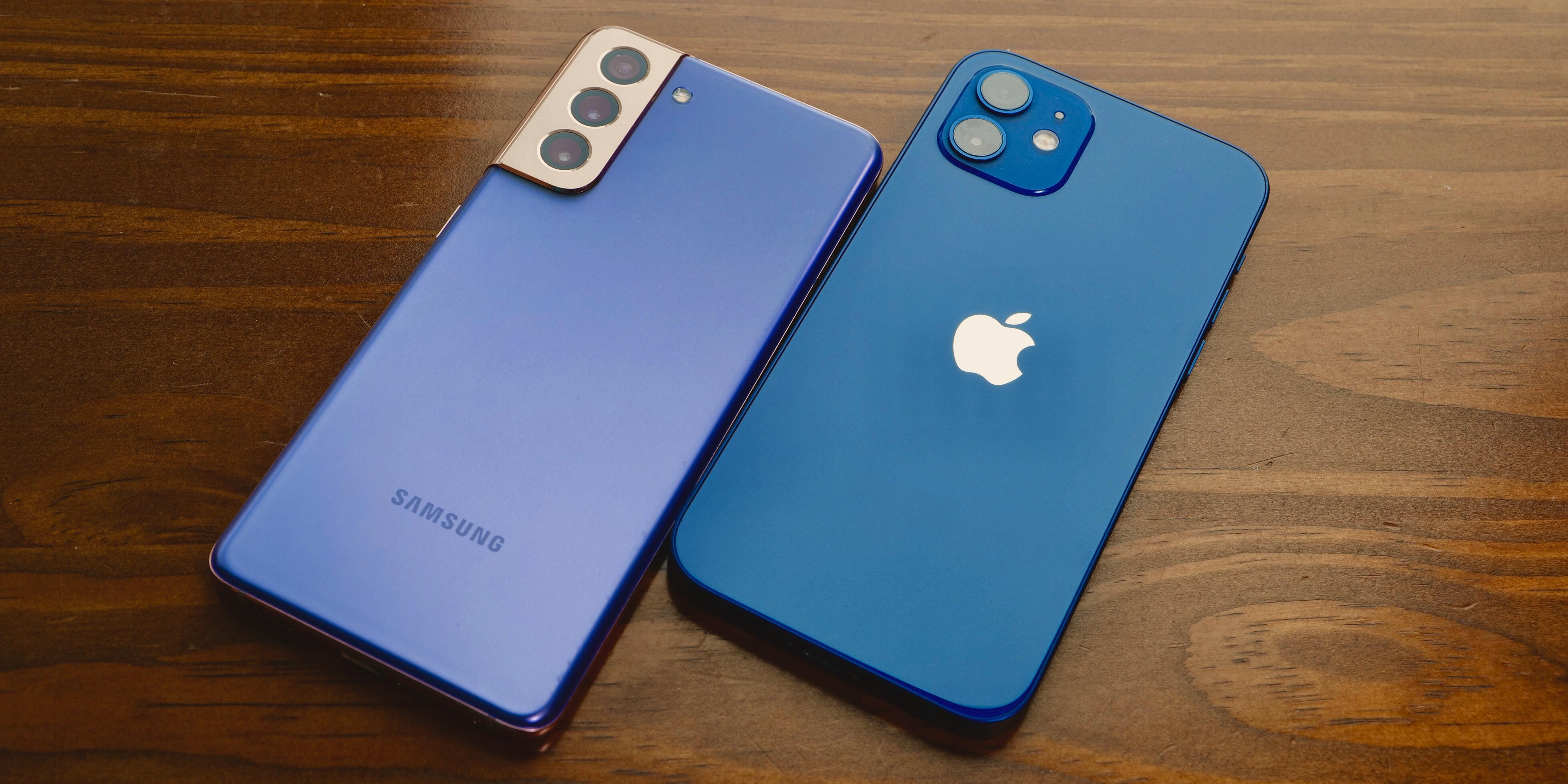 Galaxy S21 vs. iPhone 12 camera compare