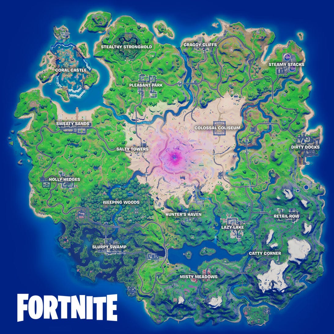 Fortnite season 5 map