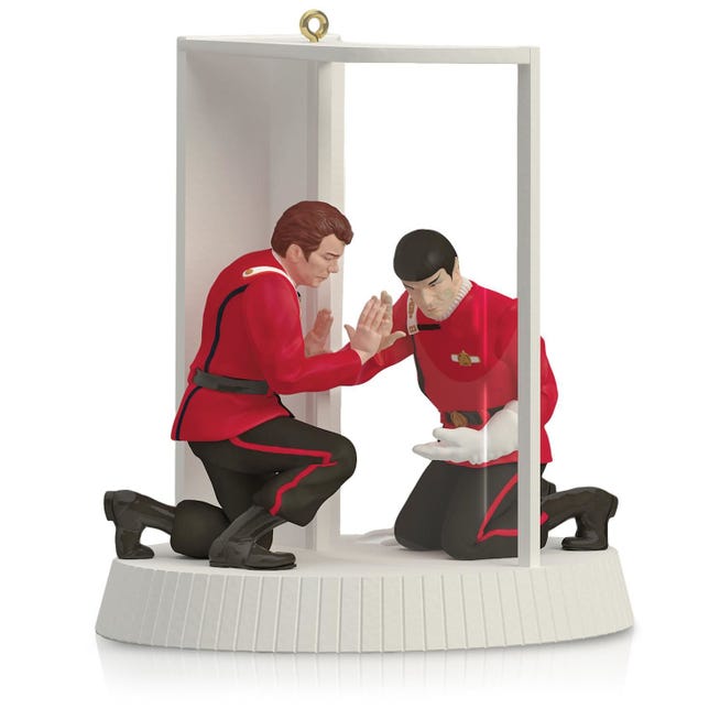 Kirk and Spock ornament
