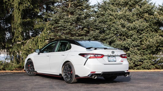 2021 Toyota Camry TRD review Flash with some performance