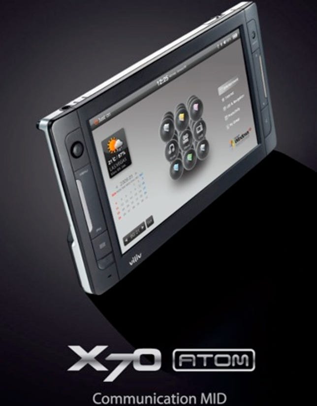 Viliv X70 mobile Internet device