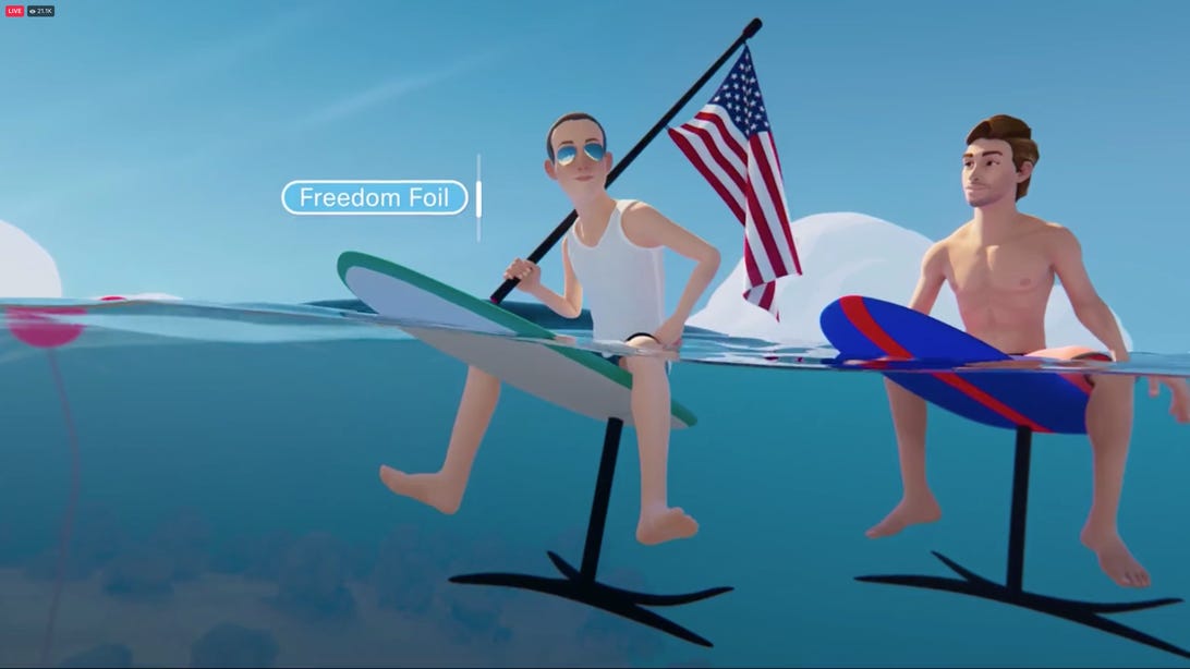 Mark Zuckerberg image from animation of his July 4 post