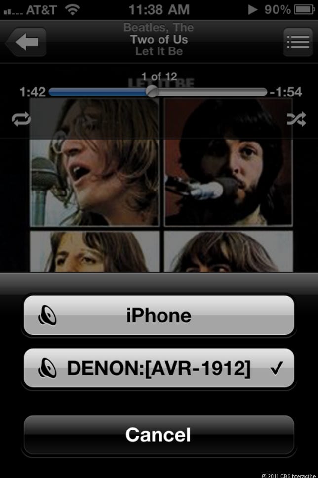 AirPlay on the AVR-1912