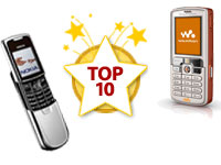 Most popular mobile phones of August