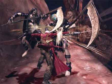 In 2005, devil may cry 3 integrates a boss fight with two enemies. When one  is defeated, the other would acquire his power and be harder to fight. It  also gives the