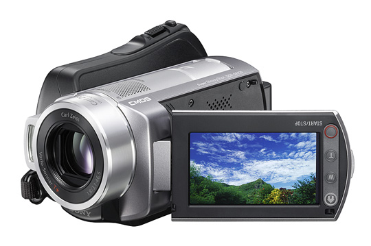 Sony's new DCR-SR220 standard-definition hard-drive camcorder