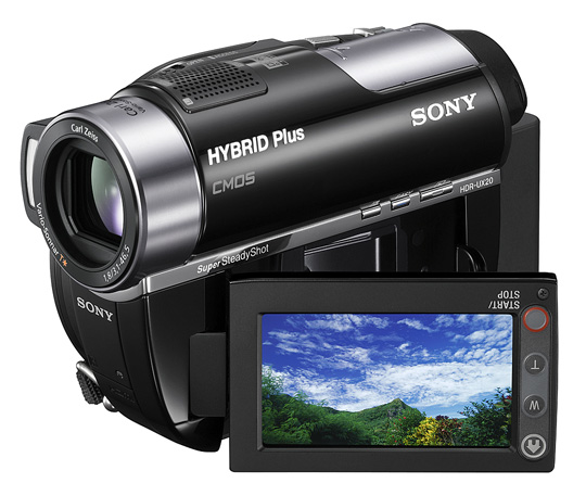 Sony's new HDR-UX20 AVCHD DVD camcorder