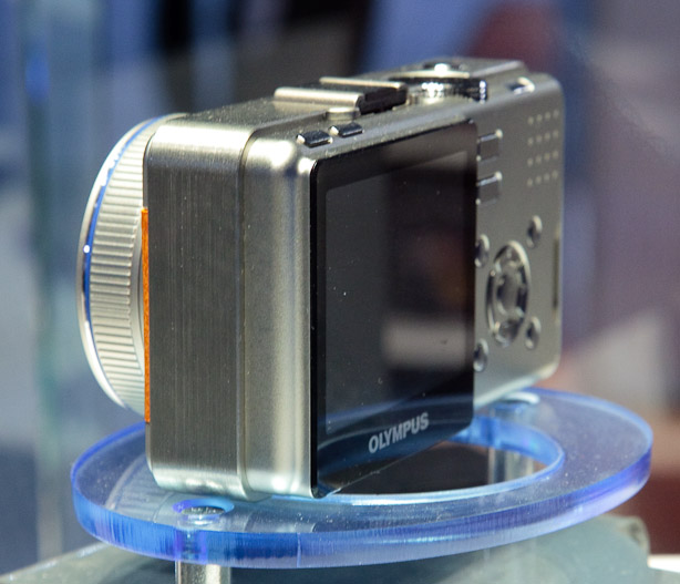 The back of Olympus' Micro Four Thirds concept camera.