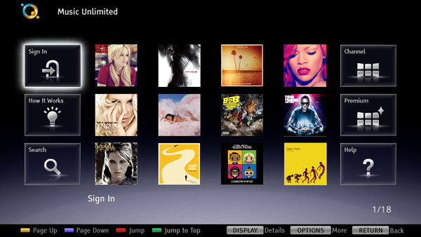 sony music unlimited