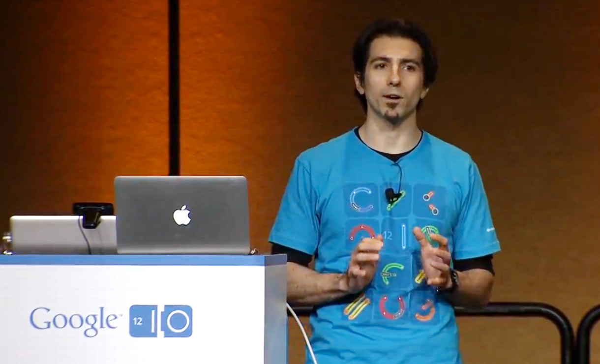 Justin Uberti, a WebRTC leader speaking at Google IO 2012.