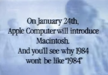 The iconic Orwellian TV spot that introduced the Mac was overseen by Sculley and directed by Ridley Scott of 