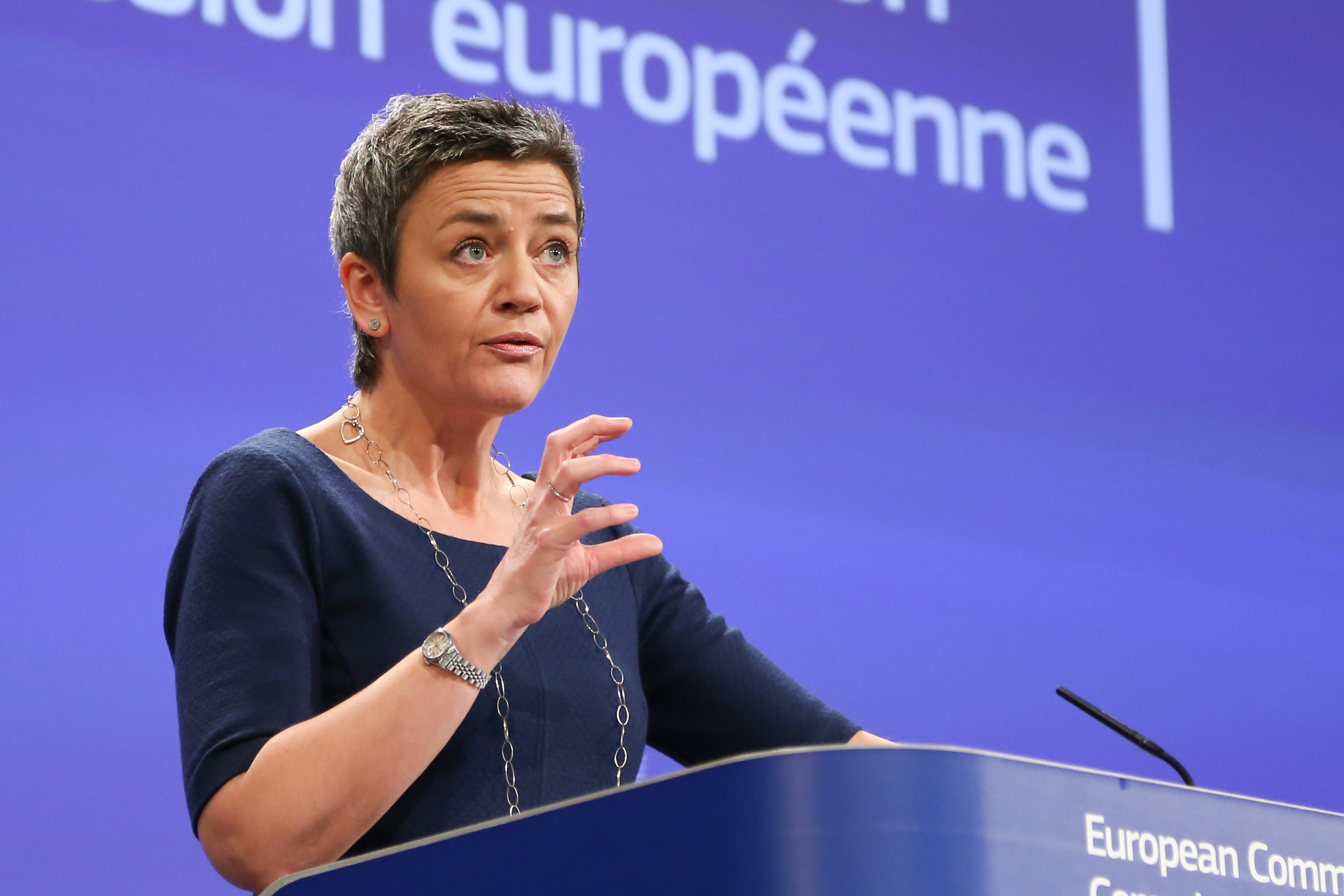 Margrethe Vestager, European commissioner in charge of the EC's antitrust enforcement