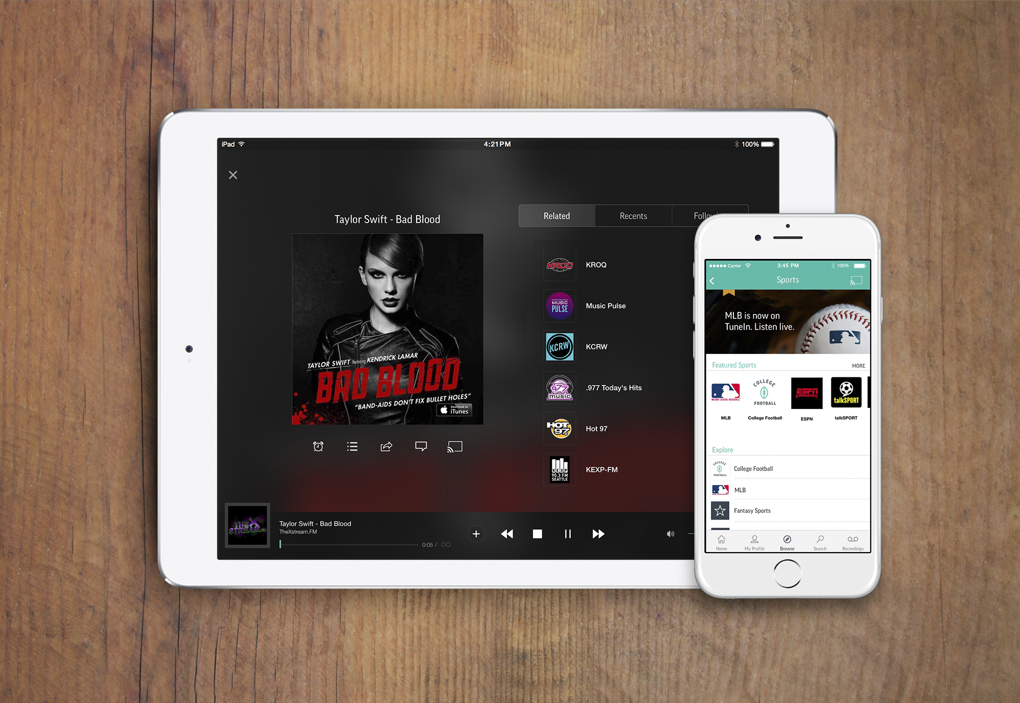 TuneIn takes the ads out of your on-the-go real radio
