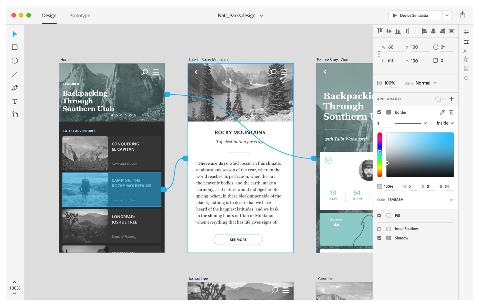 Adobe's Project Comet is geared for people designing app user interfaces.