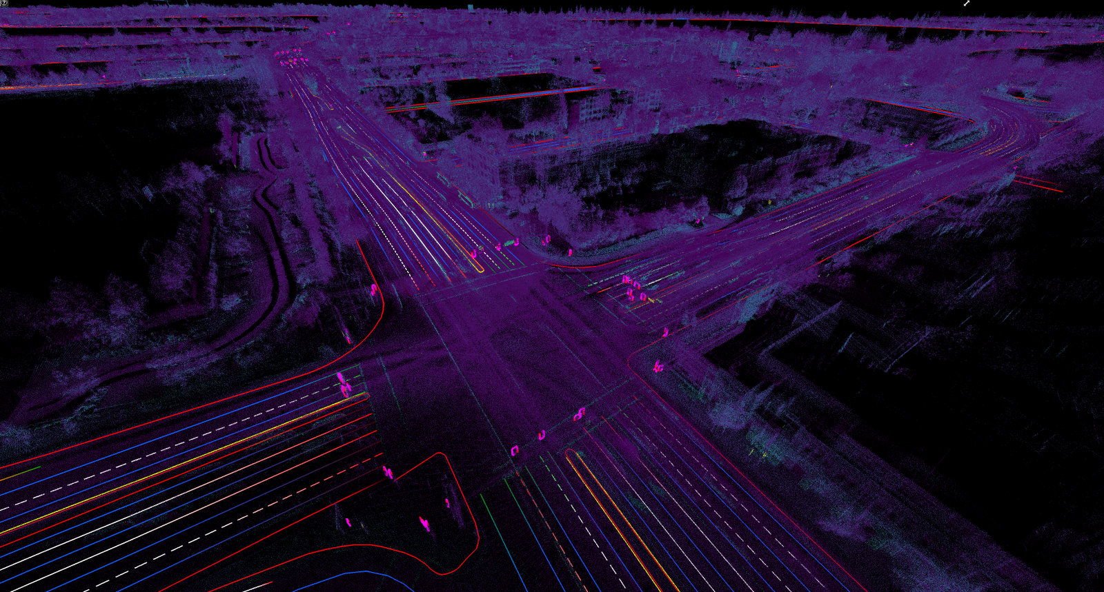 Civil Maps Autonomous Vehicle Map of Palo Alto