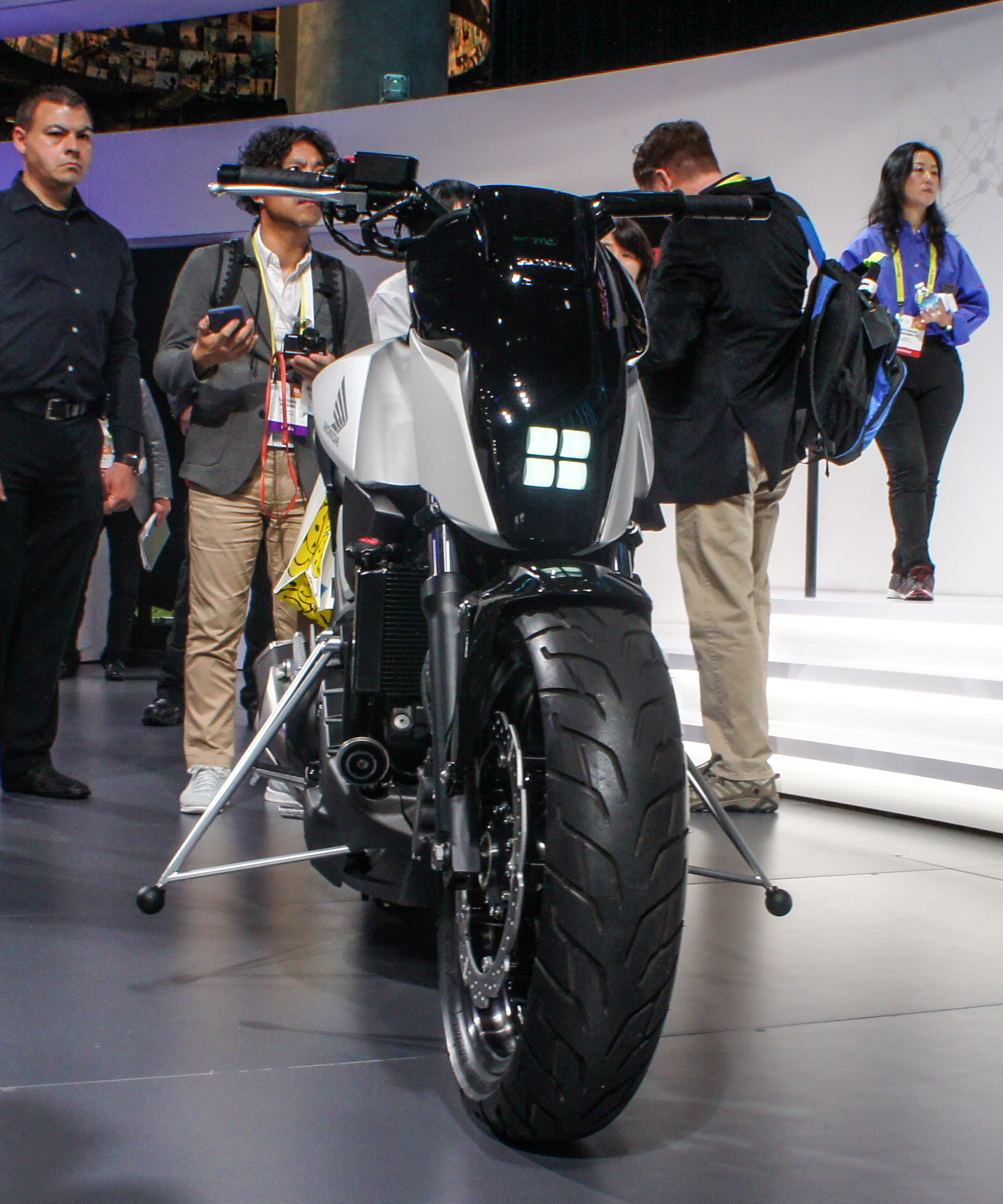 Honda self-balancing motorcycle