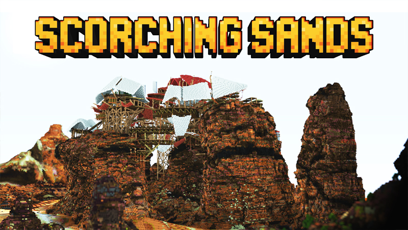 Blockworks' Scorching Sands, a postapocalyptic Minecraft world, makes monsters larger and changes their behavior.