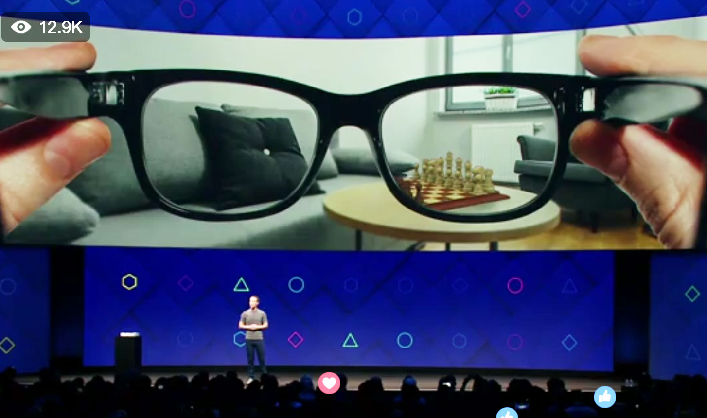 Eventually, we'll use glasses for AR. That'll let us play a game of chess with a distant friend using a seemingly real chessboard.