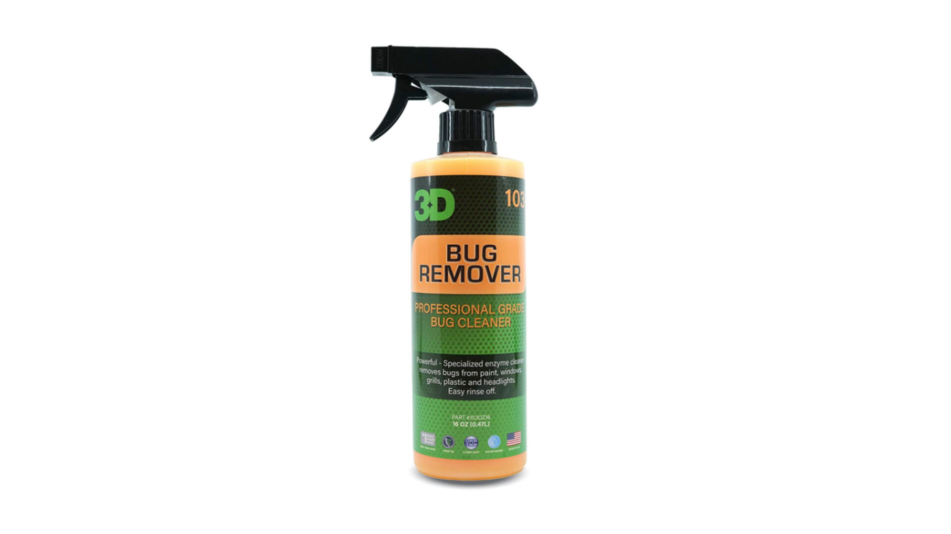 Bugz Out Car Bug Cleaner, Remover and Wash - Spray Bugs, Tar, Bird Poop Off  Exterior of Car and Windshield. Remove Black Streaks Without Scratching or