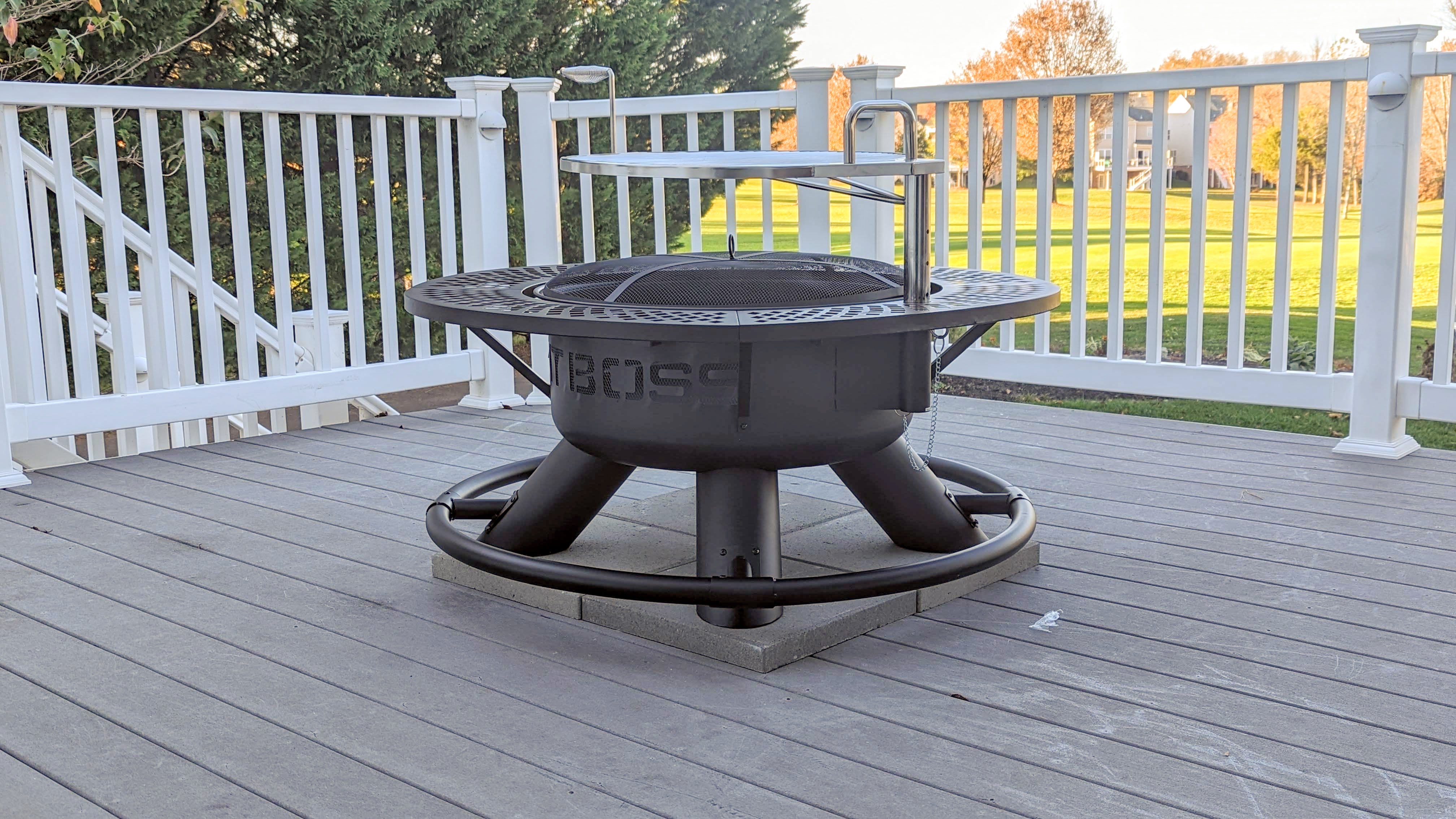Table Top Fire Pit, Portable Bio Fireplace for Home, Terrace Table
