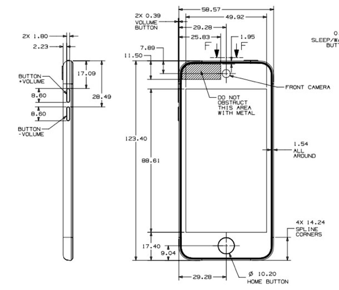 Apple's iPod Touch schematic.