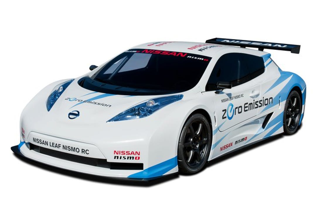 The Nissan Leaf Nismo RC shares little more than than its lithium-ion battery pack and name with the production Leaf.