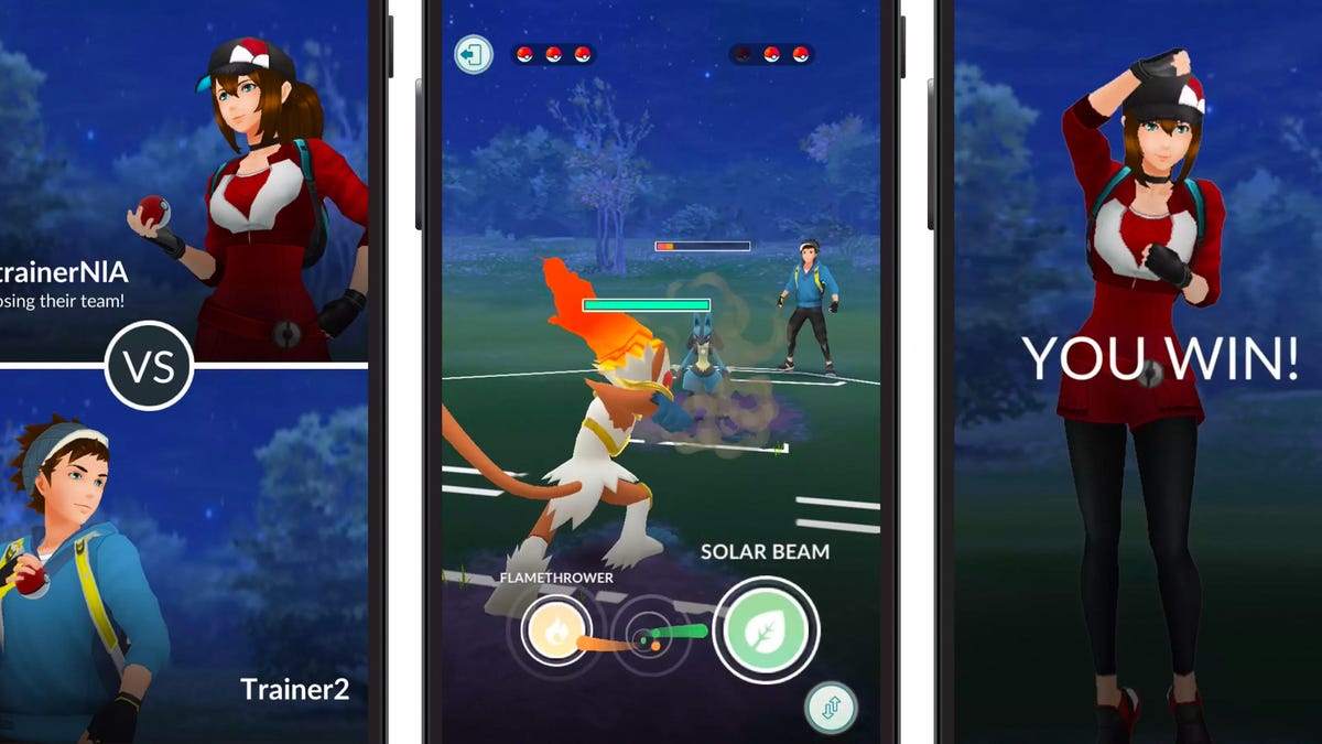 Pokemon Go now has multiplayer trainer battles for players over level 10 -  CNET
