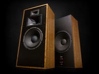 <p>The Klipsch Forte III speakers</p>
