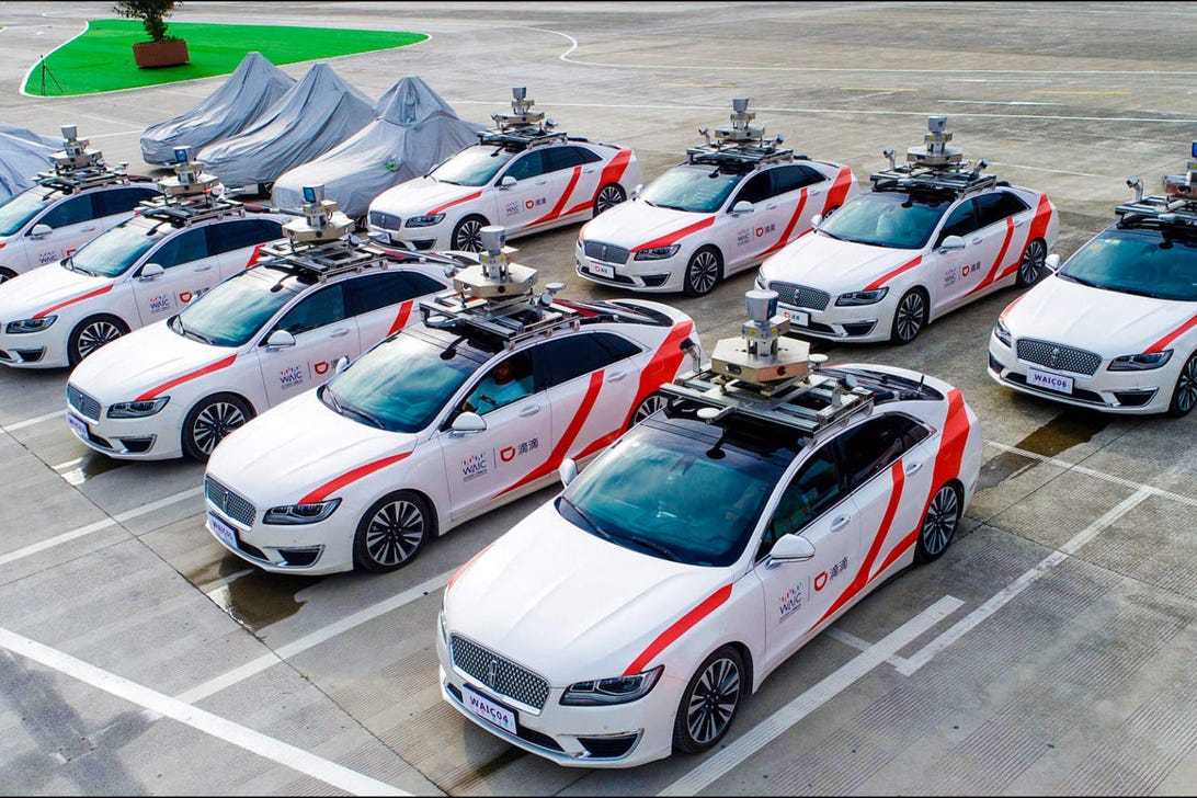 China's Didi ride-sharing self-driving cars