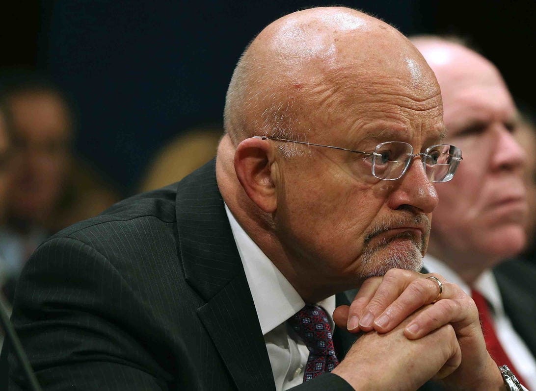 Director of National Intelligence James Clapper, in this file photo from earlier this year, previously claimed that NSA analysts cannot "eavesdrop on domestic communications without proper legal authorization" -- but never elaborated on what "proper legal authorization" means.