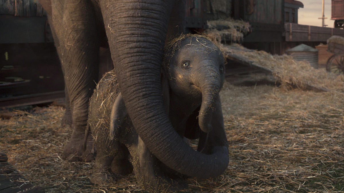 In Tim Burton Dumbo Remake Flying Elephant Gets Lost In The Darkness Cnet