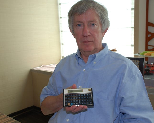 Dennis Harms, the Project Manger of the original HP 12c calculator.