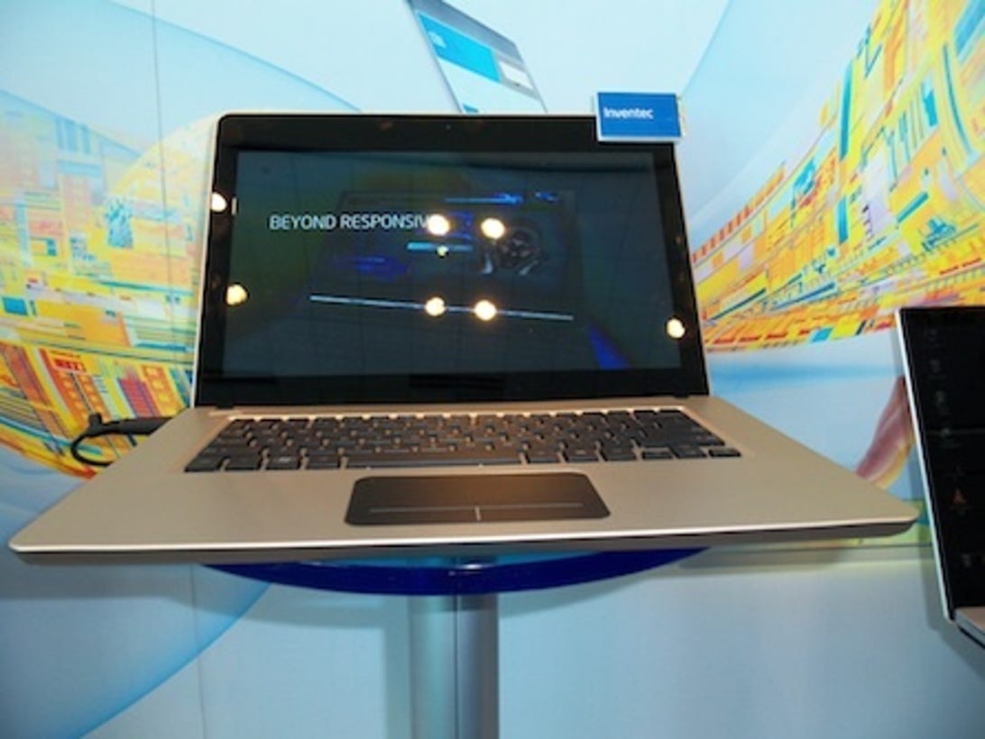 An Ultrabook design from Inventec that uses an Intel Ivy Bridge chip.