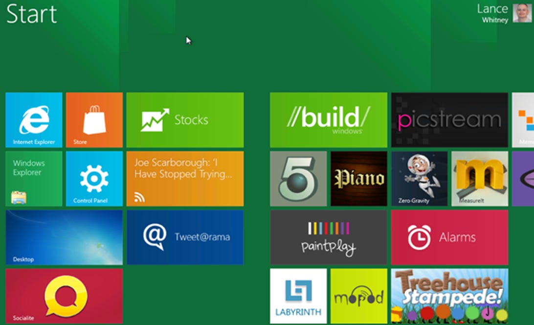 Windows 8's Metro Start screen has elicited angry feedback from some users.