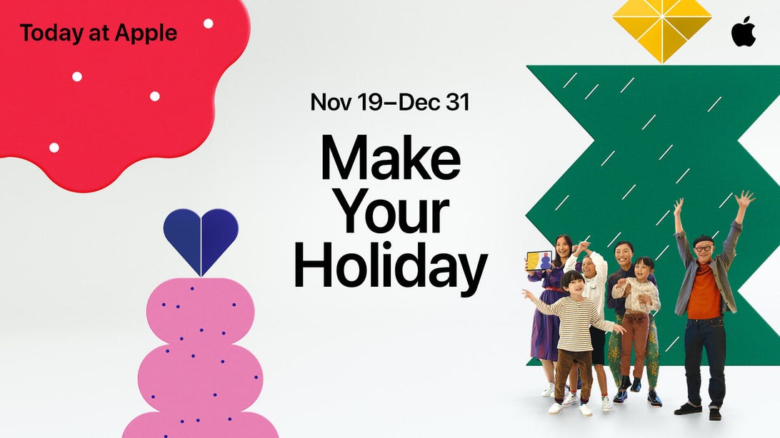 Apple takes its retail-store education and holiday activities online