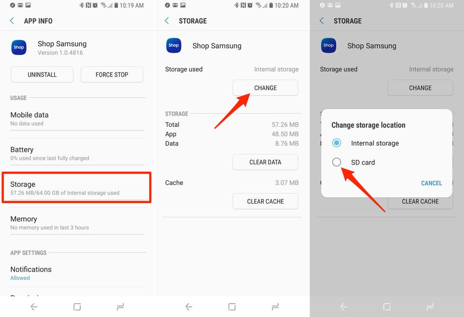 How to change device memory to sd card in samsung How To Move Apps To The Microsd Card On Your Galaxy Smartphone Cnet