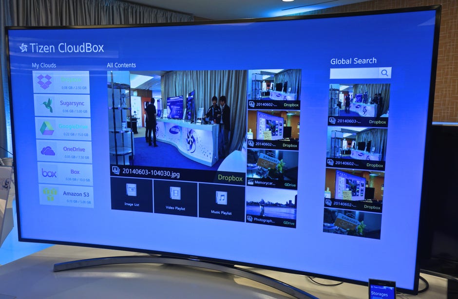Not Just For Phones Samsung Shows Tizen Powered Tv Cameras Cnet