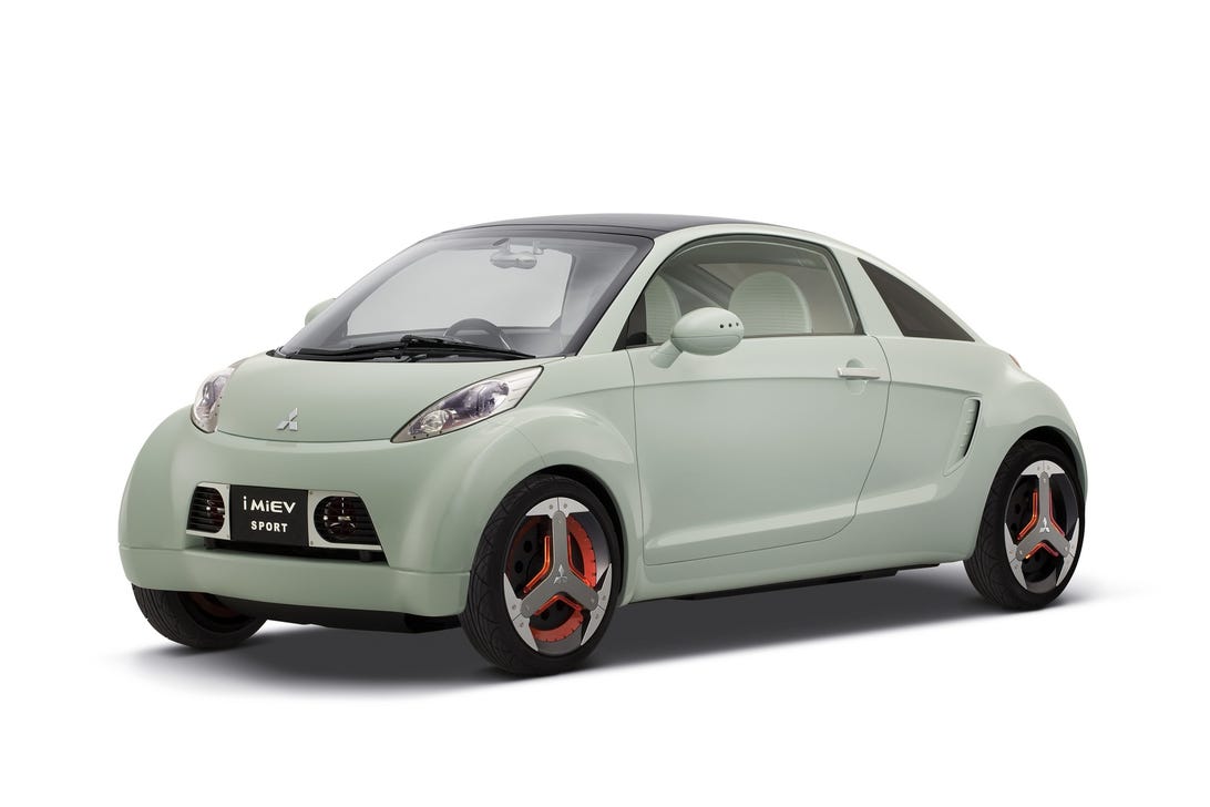 The Mitsubishi iMiev Sport is the sleeker sibling to the electric car competing for 2008 World Green Car title.