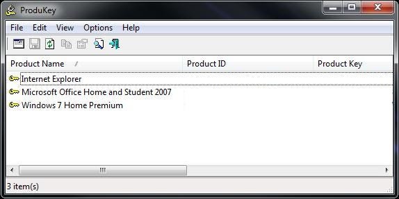 how to recover lost windows 7 product key