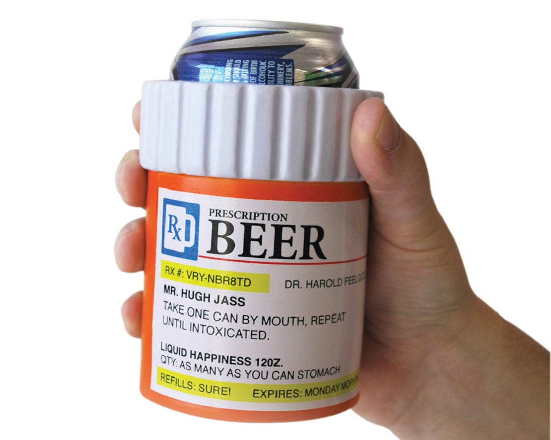 Prescription Bottle Beer Holder