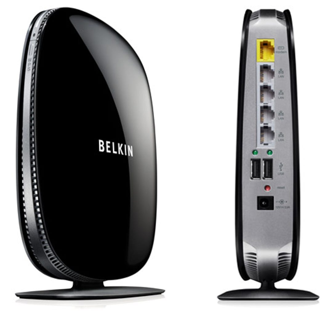 Belkin's latest Advance N900 DB Wireless Dual-Band N+ Router.