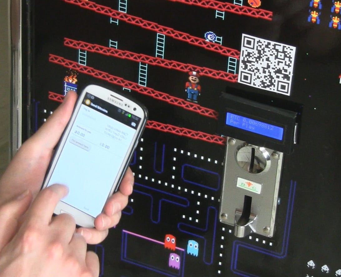 Modified Bitcoin arcade