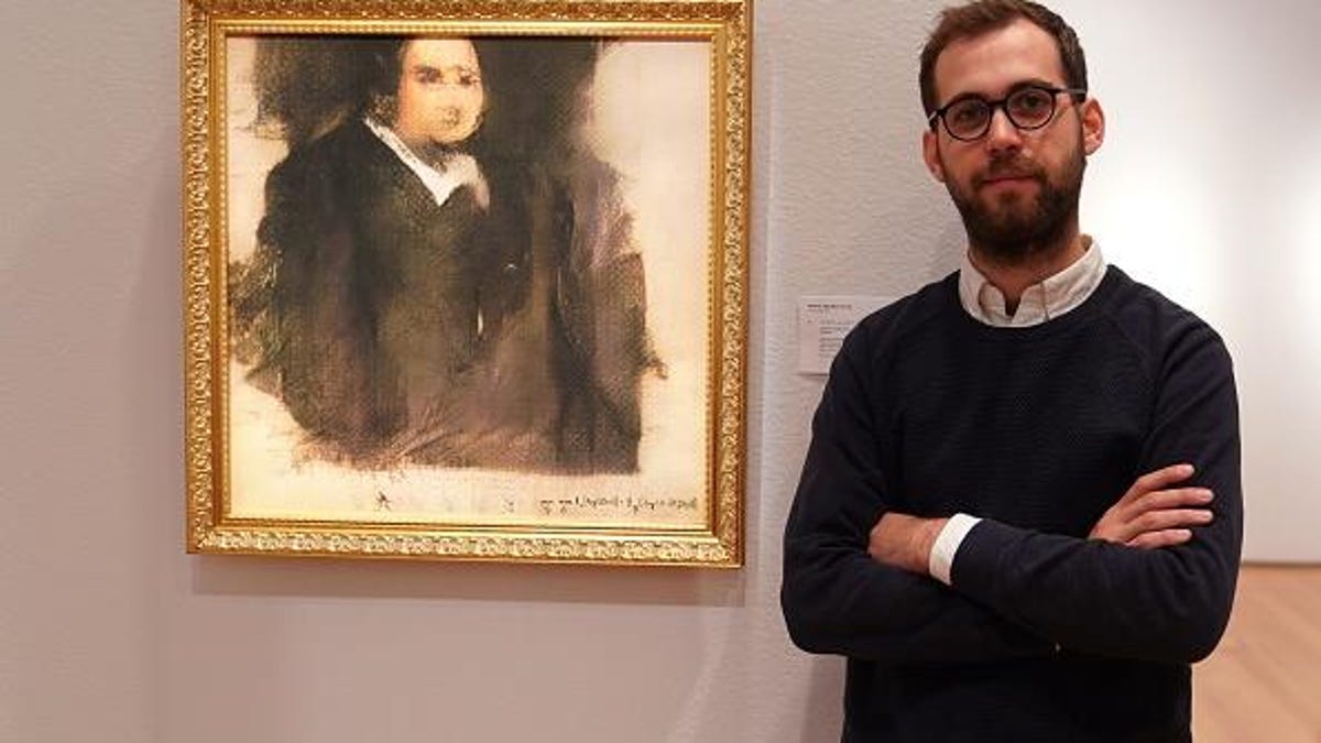 AI-made portrait sells at Christie's auction for $432,500 - CNET