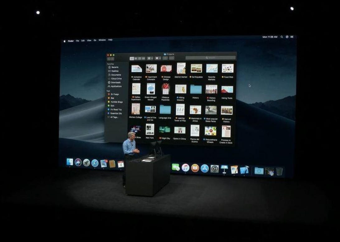 MacOS Mojave adds Dark Mode and Desktop Stacks at WWDC 2018
