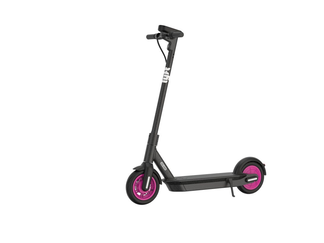 Lyft rolls out its own scooter model, with pink wheels