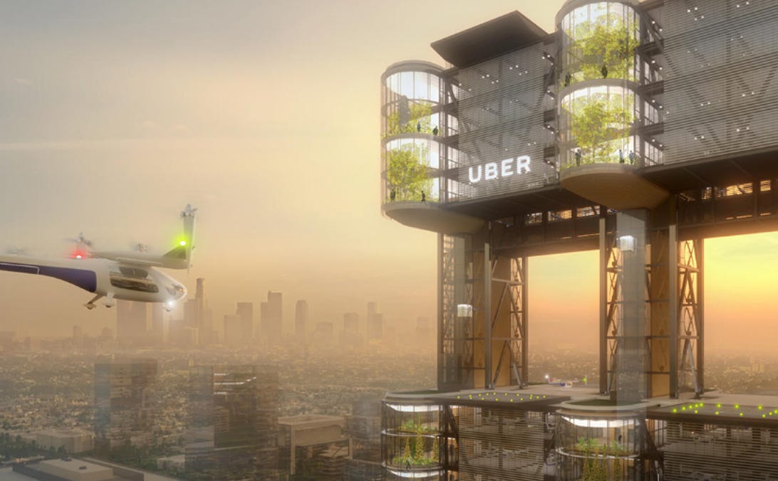 Uber and AT&T partner on 5G air taxis